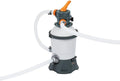 Bestway 58515 Flowclear Pompe de filtration à sable pour piscines hors sol – 100 L, 3028 l/h, gris