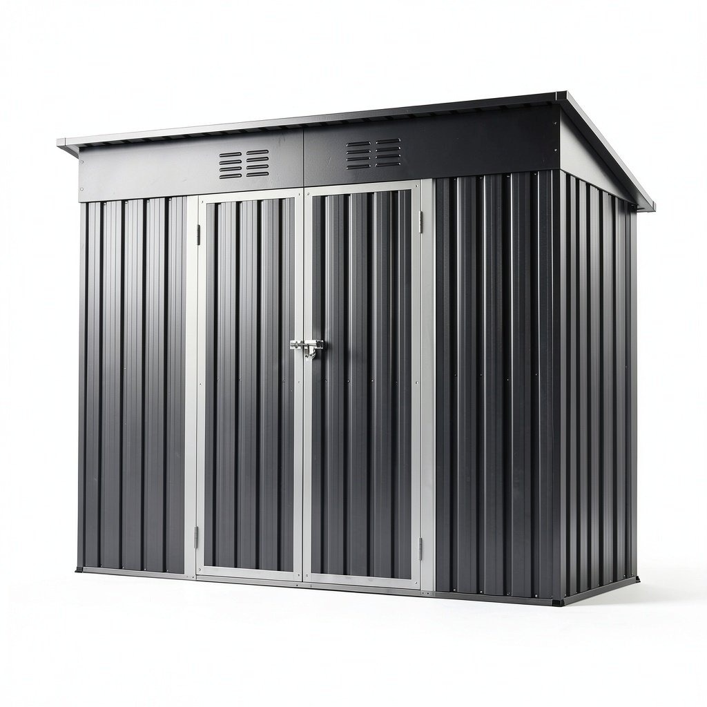 Armoire, en métal, avec portes, 242 x 126 x 182 cm, pour la chambre