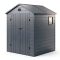 Abri de jardin, coloris anthracite, pour le jardin