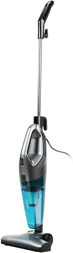 Cecotec Aspirateur Vertical 2 en 1 avec Fil Conga Popstar 1000 DuoStick Easy. Jusqu'à 800 W de Puissance – 800 ML, gris/bleu