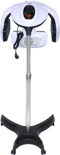 Hotte sèche professionnelle - 1500 W - Chauffage 5 directions - Hauteur réglable de 1 à 1,5 m - Écran LCD – 63 x 62 x 164 cm
