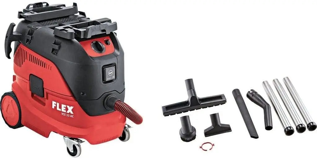 Flex Kit aspirateur 33L – gris/rouge