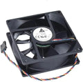 Ventilateur de refroidissement carré à quatre fils pour EFC0912BF DC12 V 0,60 A – gris/noir
