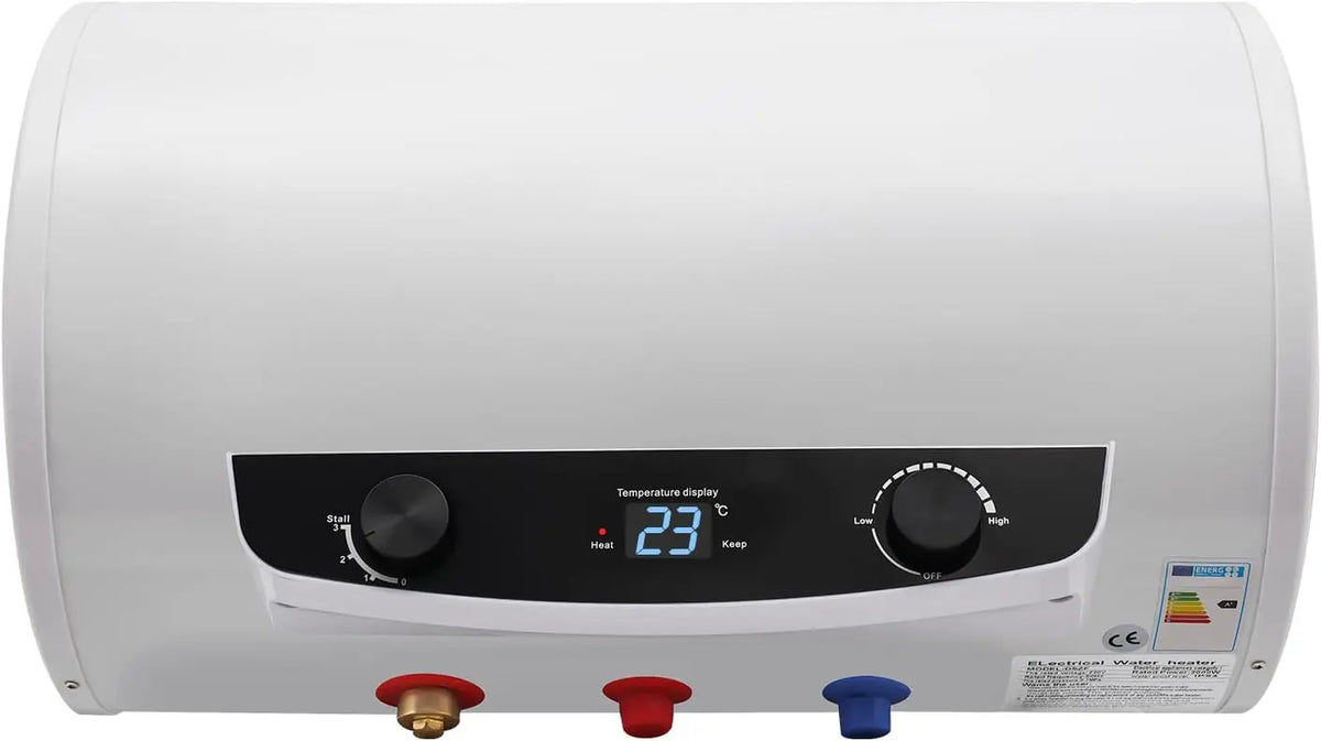 Chauffe-eau électrique de 50 L 2000W avec protection contre les fuites – gris/noir