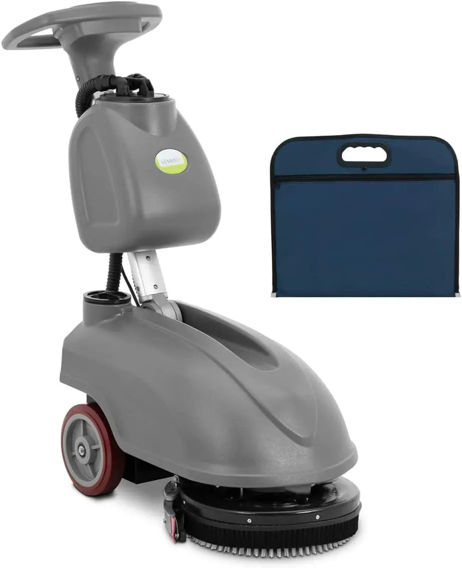 Ulsonix Monobrosse Autolaveuse sans fil 350 mm 1350 m2/h 200 tr/min Réservoirs: 7 L / 12,8 L Peu bruyante – 360 W, gris/bleu