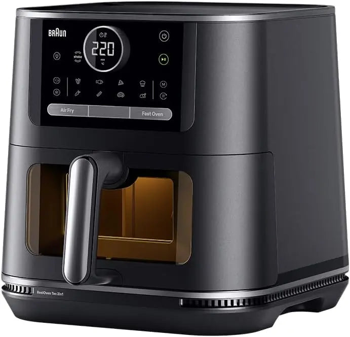 Braun MultiFry 7 - Air Fryer 8L avec 20 Programmes – 2200 W, noir