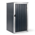 Armoire, avec rangement, avec portes, en acier, coloris anthracite, 88 x 89 x 159 cm, pour la chambre