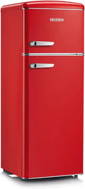 SEVERIN Réfrigérateur Congélateur 2 portes – 206 L, 180 kWh, rouge