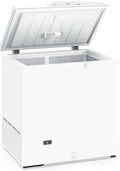 MBH - Congélateur coffre industriel 209 L avec couvercle abattant – 830 x660 x850 mm, gris