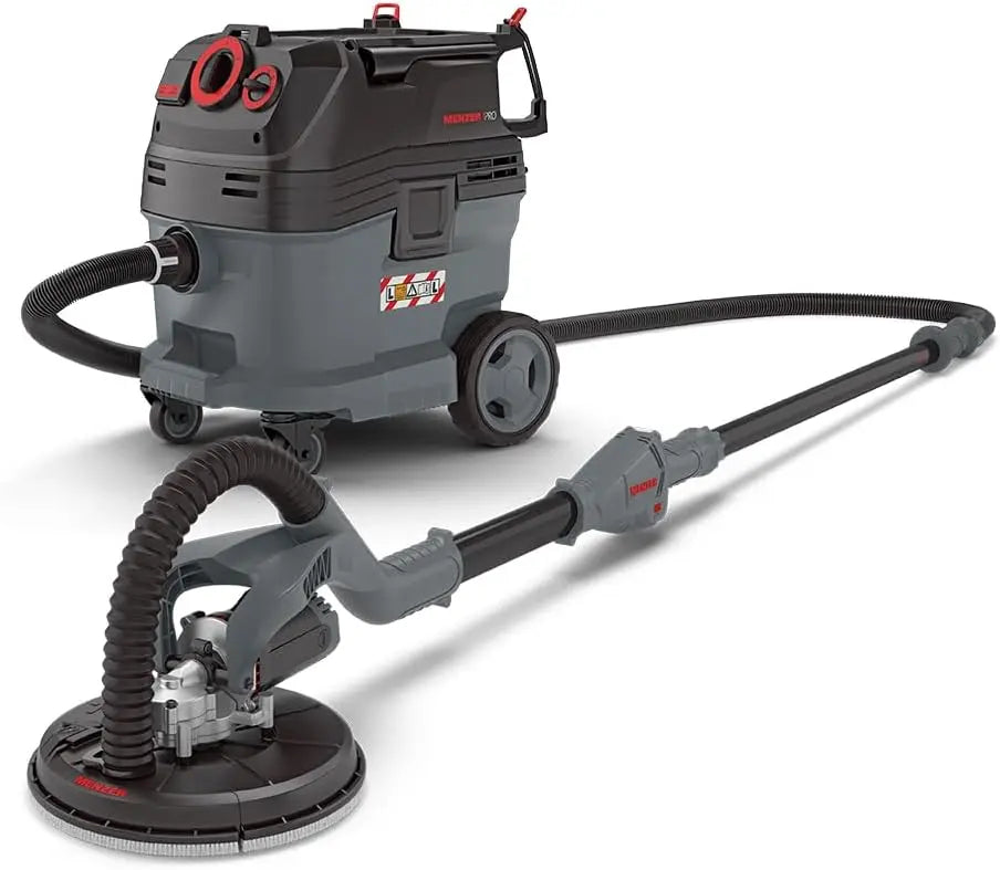 MENZER Dustfree Système de Ponçage LHS 225 VARIO + VCL 530 PRO – 710 watts / 1,380 W, 4,440 l/min, gris/noir