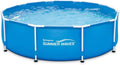 Summer Waves Piscine Tubulaire Active Frame Pool Ronde 4,57 x 0,84 m – bleu
