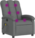 VidaXL Fauteuil de Massage Inclinable – gris