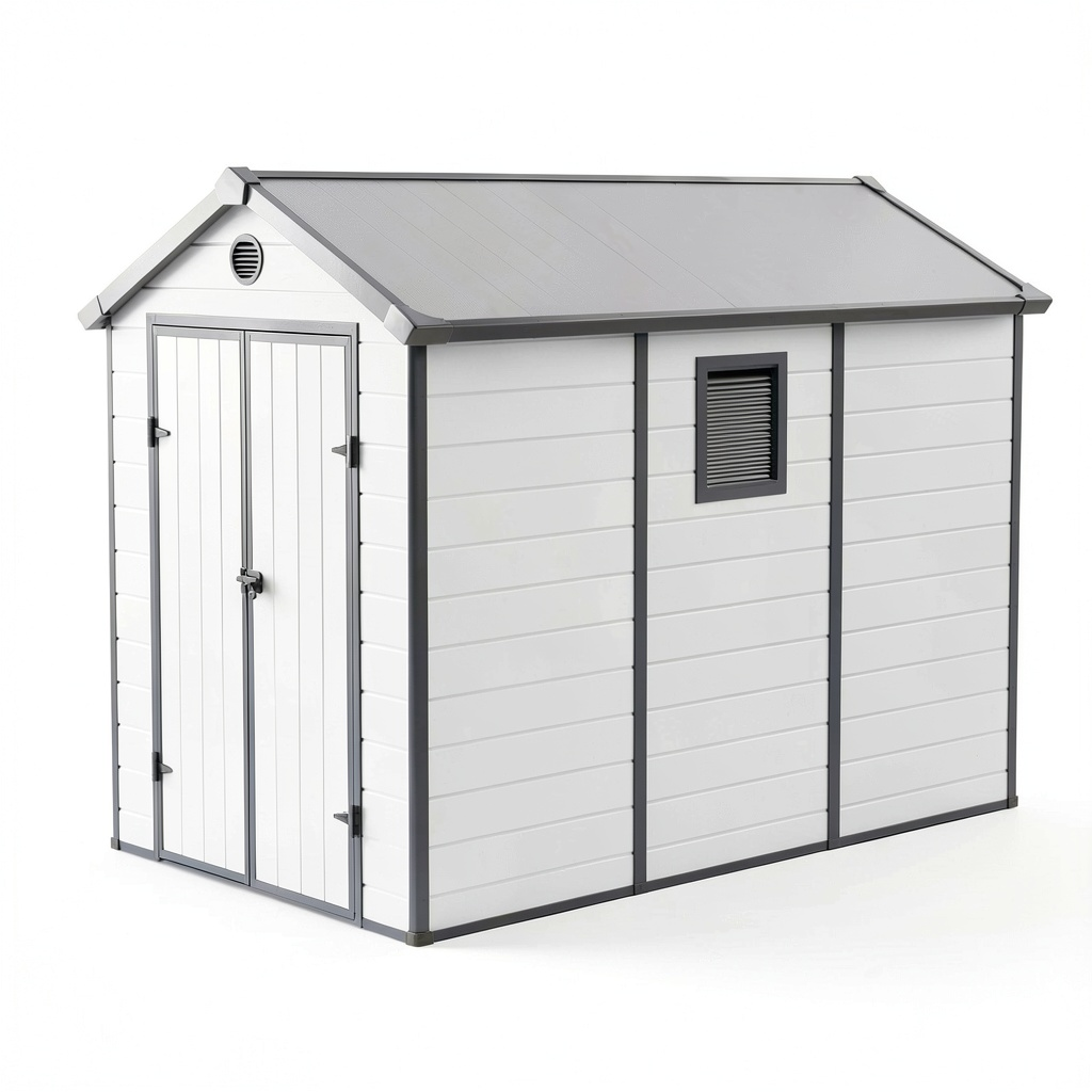 Abri de jardin, coloris gris, pour le jardin