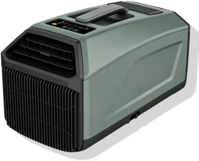 Climatiseur portable avec Double Tuyau – 400 W, gris/noir