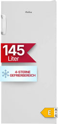 Amica Congélateur GS 321 110 W/145 l/classe d'efficacité énergétique E/FrostControl – rouge/blanc/gris