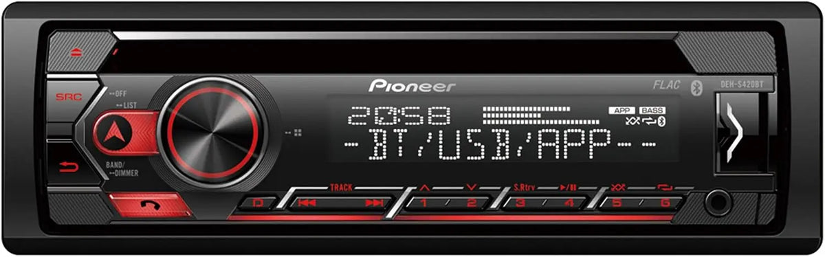 Pioneer DEH-S420BT Autoradio équipement multimédia pour véhicule – 50 watts / 50 W, noir