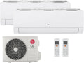 LG Climatiseur Multi Split Libero Smart WiFi 9 000 + 9 000 Btu – 4,1 kW / 4,69 kW, 50 Hz, gris