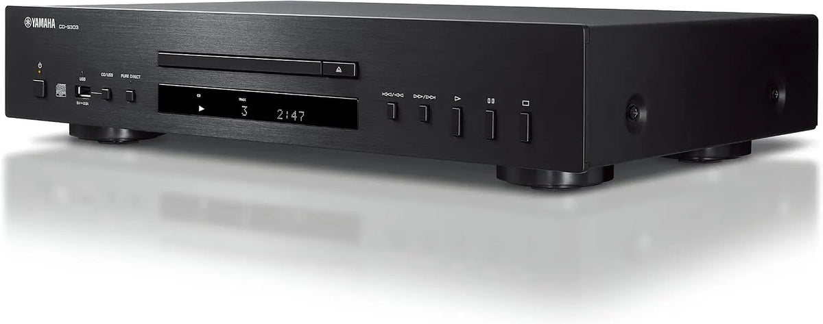 Yamaha CD-S303 lecteur CD avec Convertisseur Numérique-Analogique haute performance 24 bits/192 kHz – noir