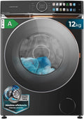 Cecotec Lave-linge 12Kg Frontal Bolero DressCode 12980 entraînement direct Steel A. 1400RPM – gris/noir