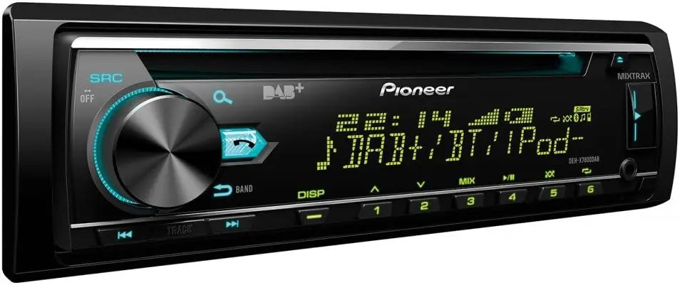 Pioneer DEH-X7800DAB Autoradio 1DIN avec RDS équipement multimédia pour véhicule – 50 W / 22 W, noir/gris