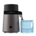 ROVSUN Distillateur d'eau de 4 l pour comptoir domestique – 750 W, 1 l/h, argenté/gris