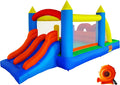 Ballsea Structure Gonflable aire de jeux – 488 x 240 x 190 cm, bleu/rouge