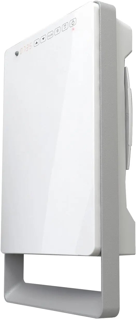 Radialight radiateur soufflant numérique TOUCH pour salle de bain avec barre porte-serviette gris perle