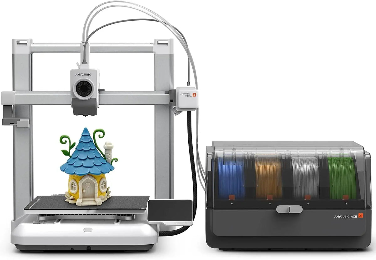 Imprimante 3D Anycubic Kobra 4 Combo – gris/noir