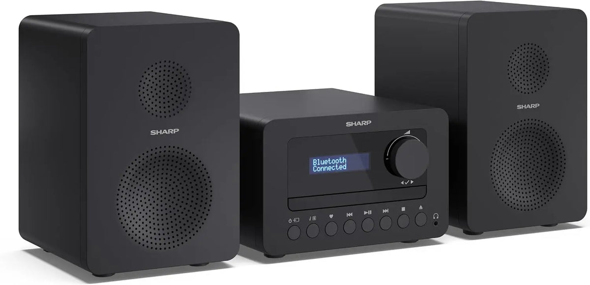 Chaine HiFi Sharp XL B520D appareil audio – 64 Go, gris/noir
