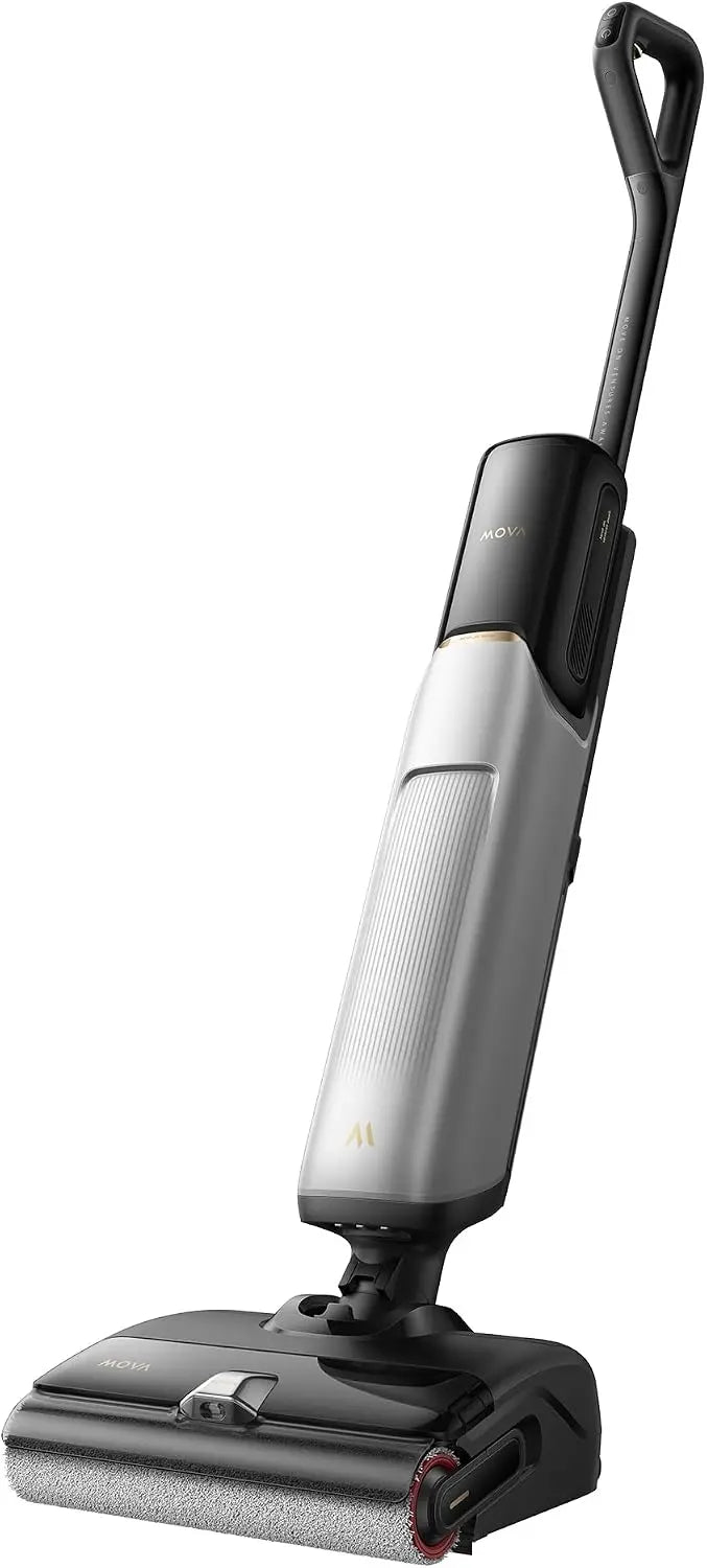 MOVA X4 Pro Aspirateur Laveur sans Fil avec Lavage à l'eau Chaude – gris/noir