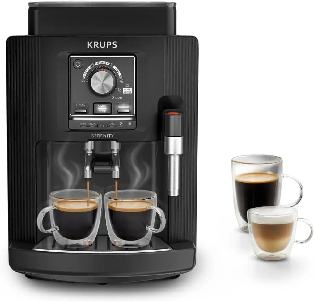 Krups Machine à Café Krups Serenity 1450W 15 Bars Noire - EA4008E0