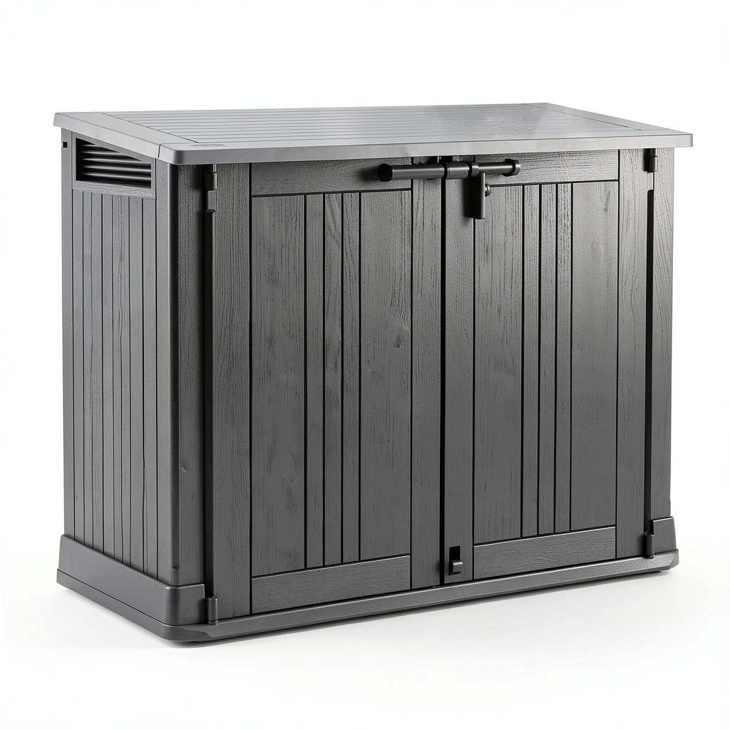 Abri de jardin, coloris noir, pour le jardin