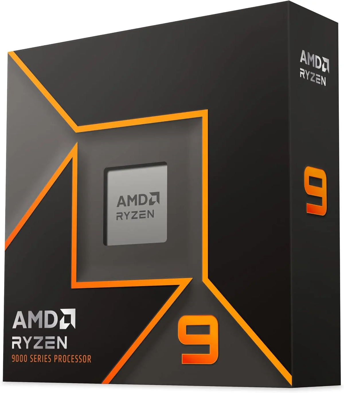 AMD Ryzen 9 9900X Processeur Radeon Graphique Intégré – 120 W, 4 nm, 5,6 GHz, noir/gris