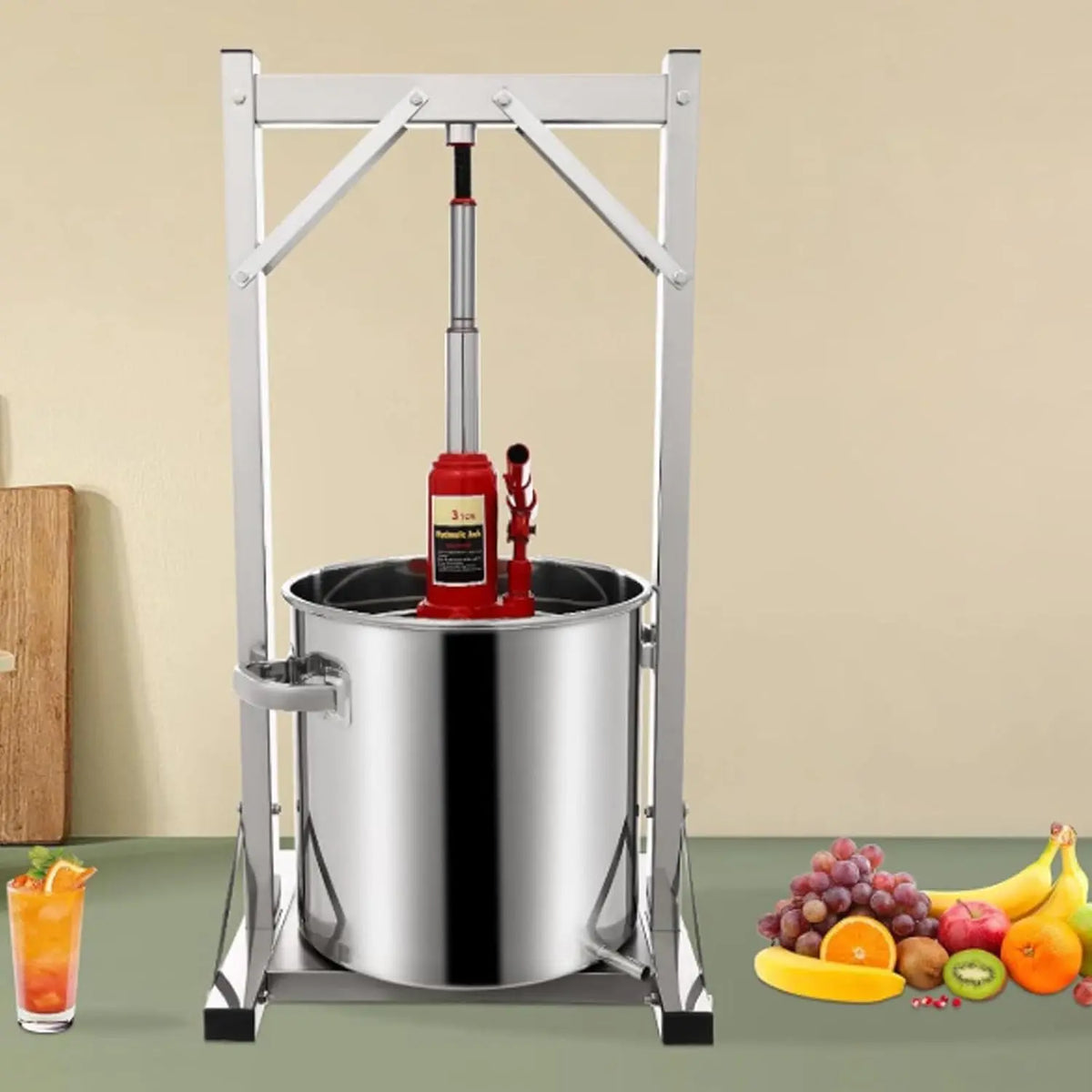 Pressoir à Fruits et vin presse – argenté