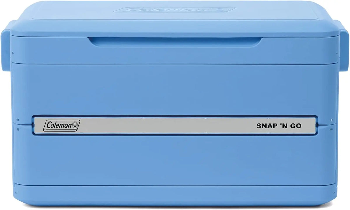 Coleman Snap 'N Go Glacière Rigide Pliable 52 – 33 litres, bleu