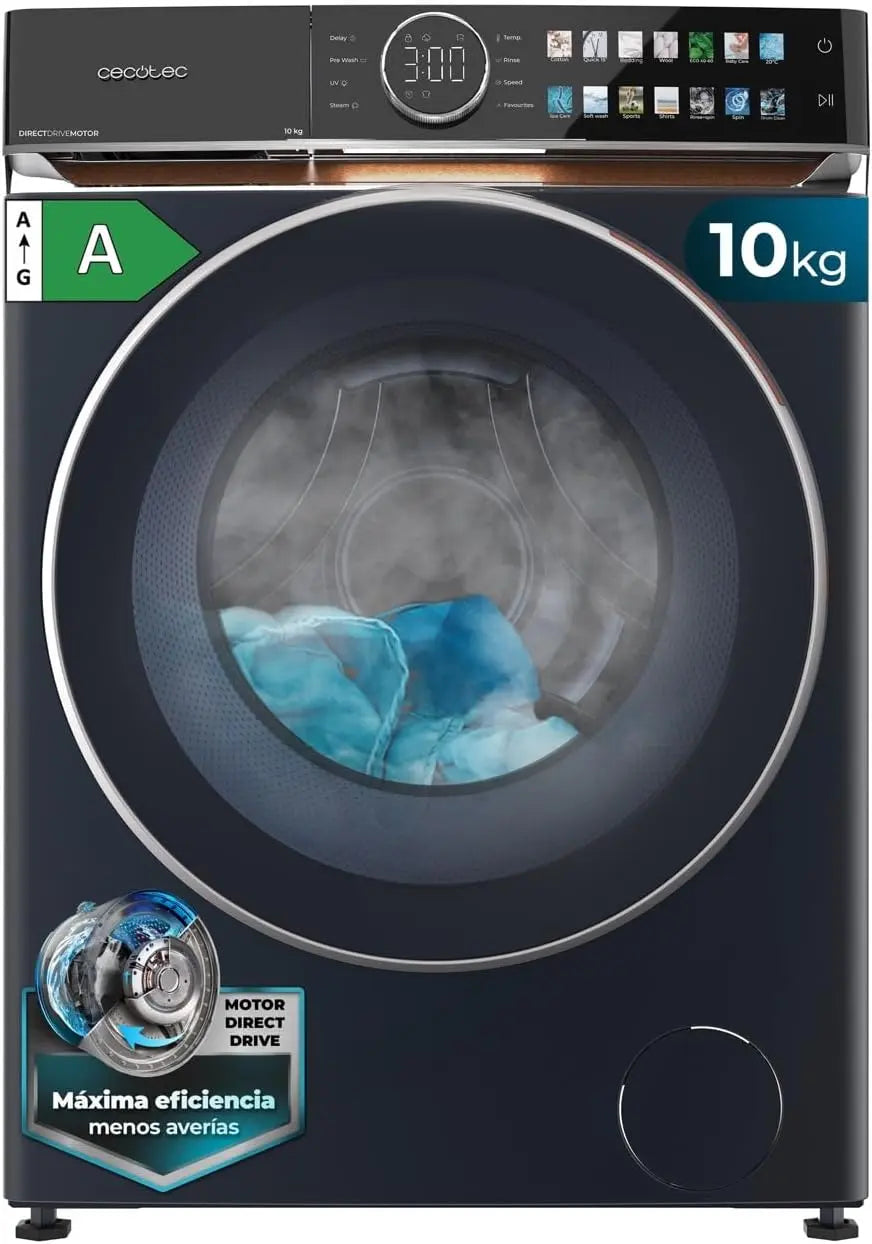 Cecotec Lave-linge Frontal 10Kg Bolero DressCode 10980 entraînement direct bleu A