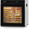 VEVOR Déshydrateur alimentaire – 1000 W, argenté
