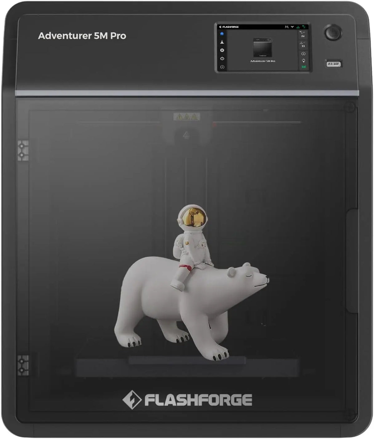 Imprimantes 3D Flashforge Adventurer 5M Pro avec Surveillance par Caméra – gris/noir