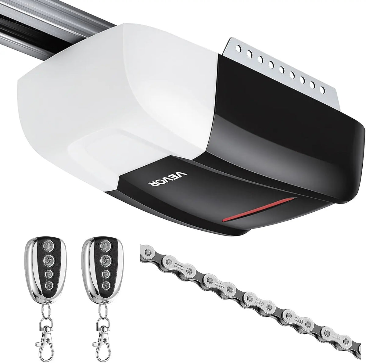 VEVOR Ouvre-Porte de Garage 1000 N motorisation – gris/noir