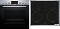 Bosch HND415LS62 Série 4 Cuisinière encastrable série 4 – HEA513BS4, 60 x 60 cm, noir/argenté