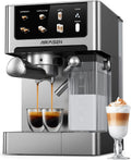 AIRMSEN Machine à Expresso 20 Bar – 1350 W / 1000 W, 1,8 L, argenté
