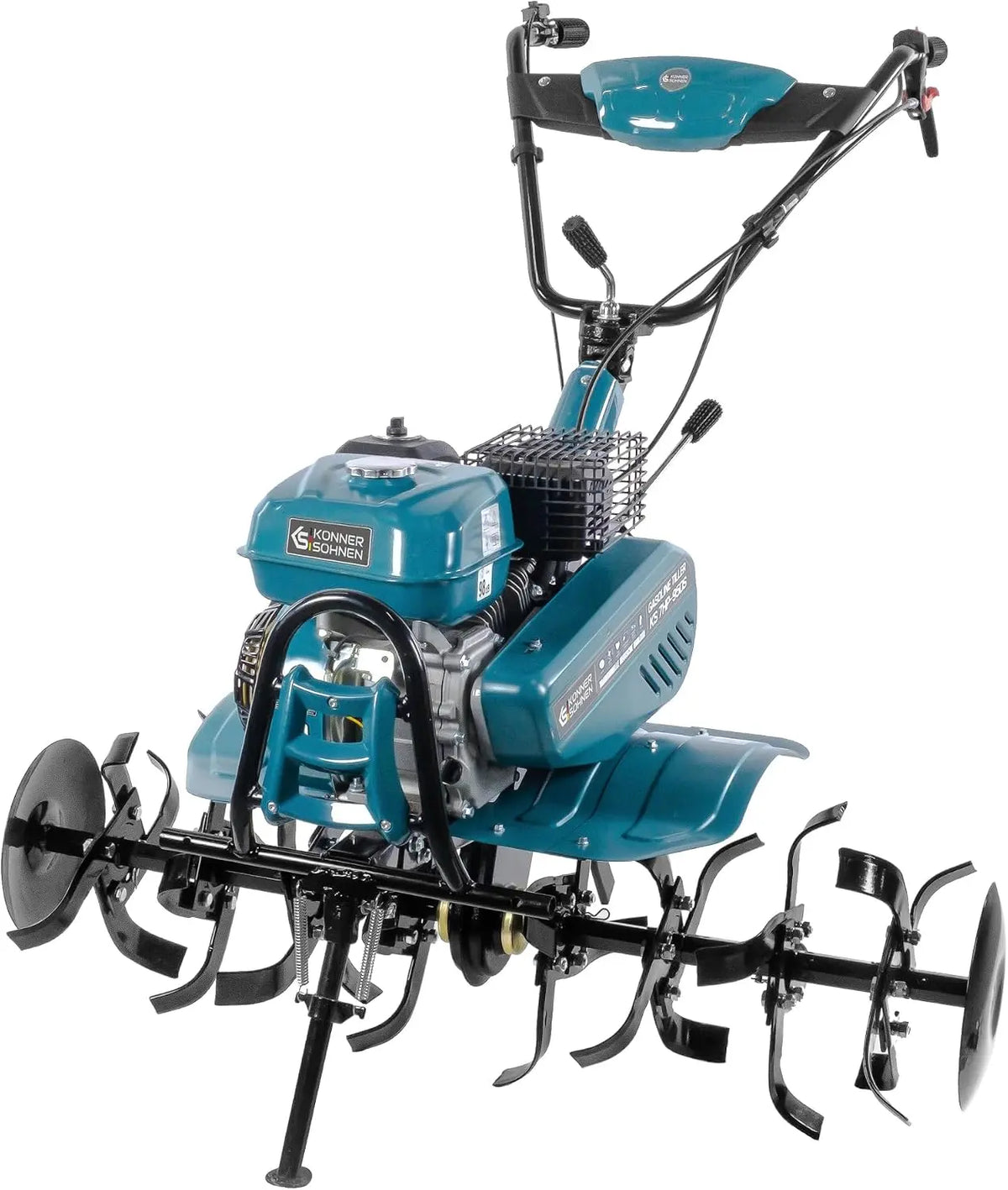 Könner&Söhnen KS 7HP-950S Motobineuse Essence 7 CV – gris/bleu/noir