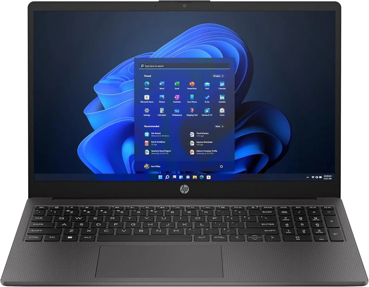 HP 255 G10 853T1ES 15,6' FHD IPS unité de stockage – AMD Ryzen 7 7730U, 16 Go / 512 Go, bleu/noir/gris