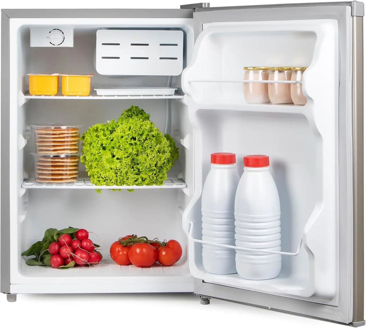 PRIMO PR154FR Réfrigérateur de table - 66L - E - Autonome - Argent – argenté