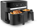Tefal Easy Fry Friteuse numérique à air double zone – 8,3 l, gris/noir