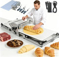 Laminoir a Pate électrique Domestique pour Pâte Feuilletée – 60 W, argenté