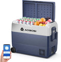 AAOBOSI Glaciere a Compression 60L glacière – bleu/gris