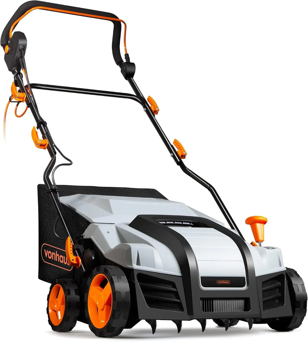 VonHaus Scarificateur/Aérateur/Râteau Électrique 1 800 W – gris/noir