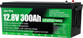 Batterie LiFePO4 12V 300Ah,3840Wh Protection Thermique – vert/noir