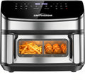 Air Fryer 12L 2 Compartiments - 2600W Friteuse à Air – gris/noir